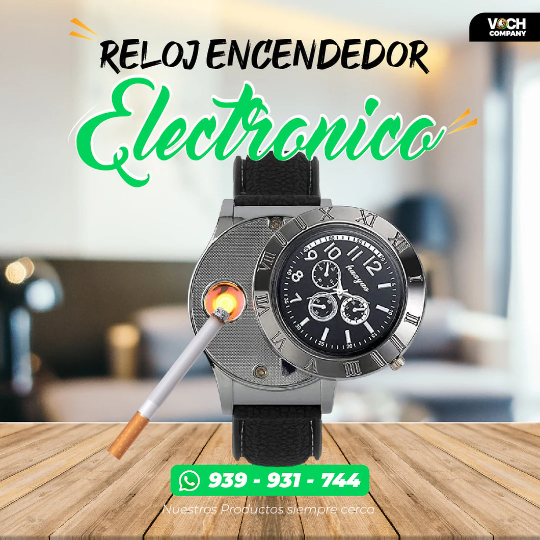 Reloj Encendedor Recargable Eléctrico